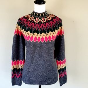 VINCE CAMUTO Gray/Pink Sweater - S (NWT)